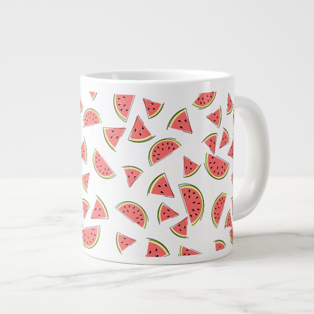 Watermelon Multi 2 Giant Coffee Mug (Front Right)
