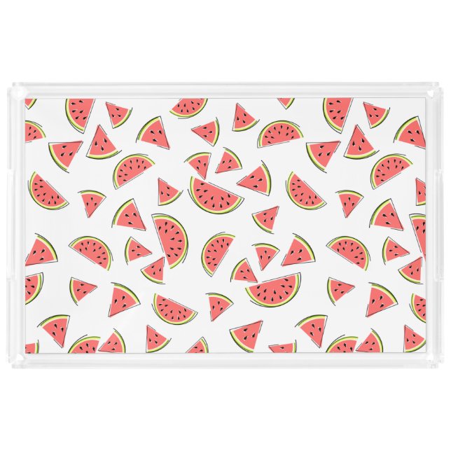 Watermelon Multi acrylic tray rectangle (Front)