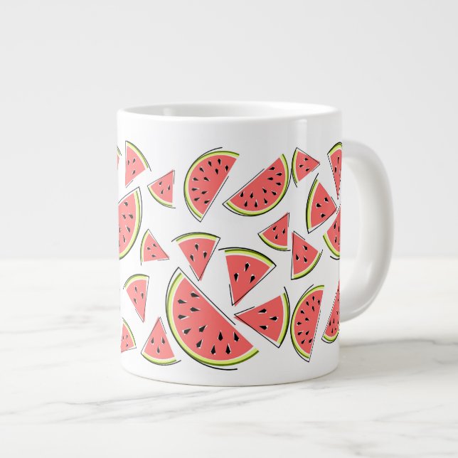 Watermelon Multi Giant Coffee Mug (Front Right)