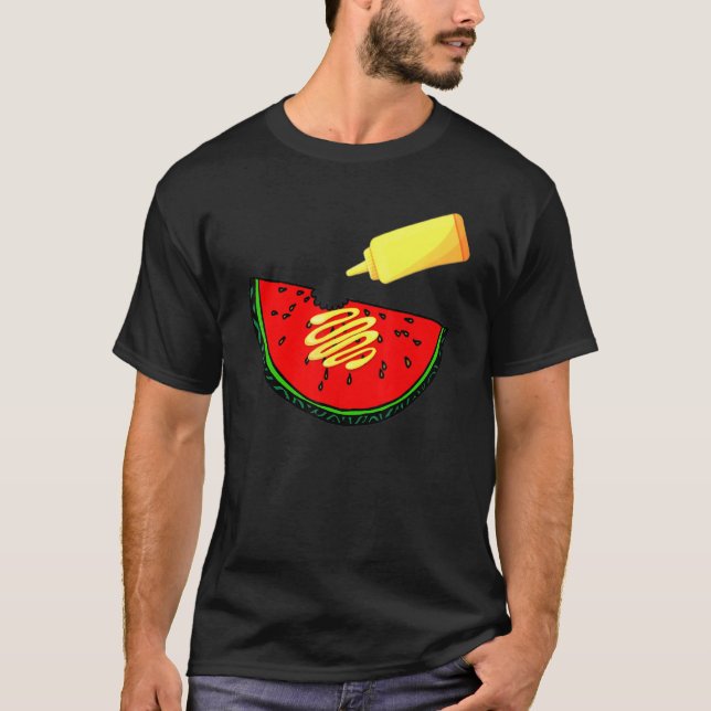 Watermelon Mustard Challenge Tik 2 T-Shirt (Front)
