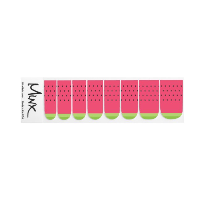 Watermelon Nail Wraps (Left Hand)