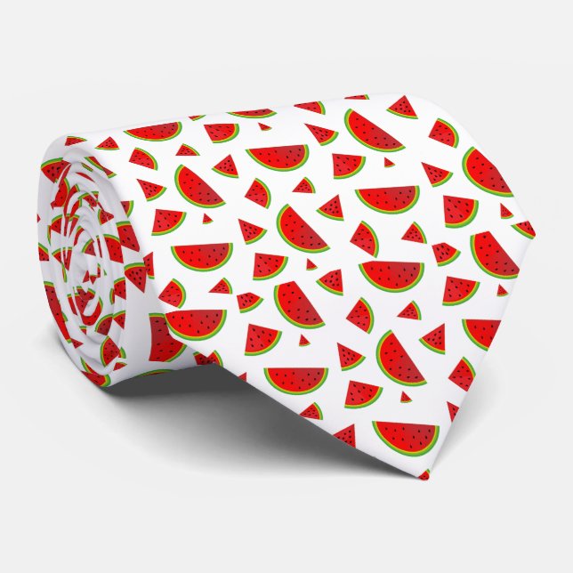 Watermelon Neck Tie (Rolled)