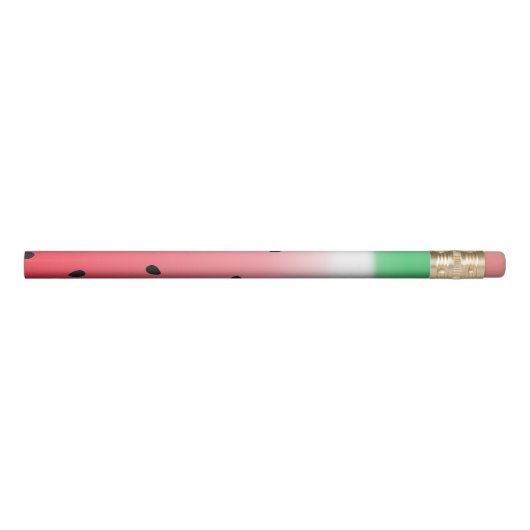 Watermelon Ombre Stripes Pencil (Rotated 270)