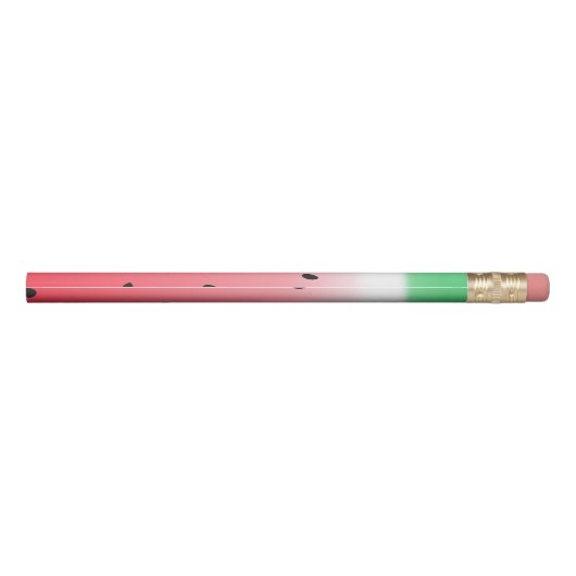 Watermelon Ombre Stripes Pencil (Back)