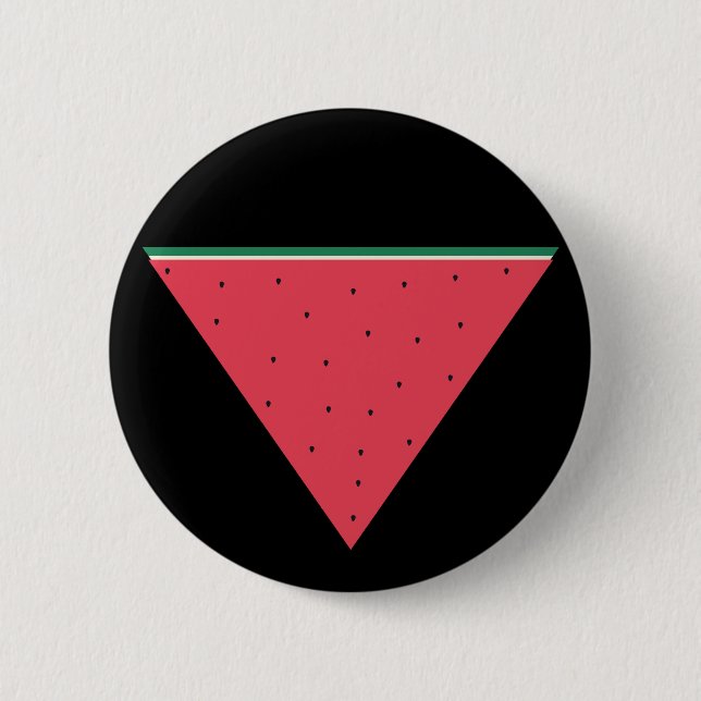 Watermelon on inverted red triangle resistance button (Front)