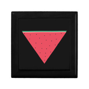 Watermelon on inverted red triangle resistance gift box