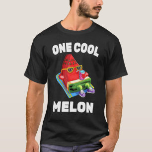 Watermelon - One Cool Melon - Summer - Vegan - Fru T-Shirt