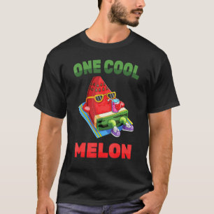Watermelon - One Cool Melon - Summer - Vegan - Fru T-Shirt