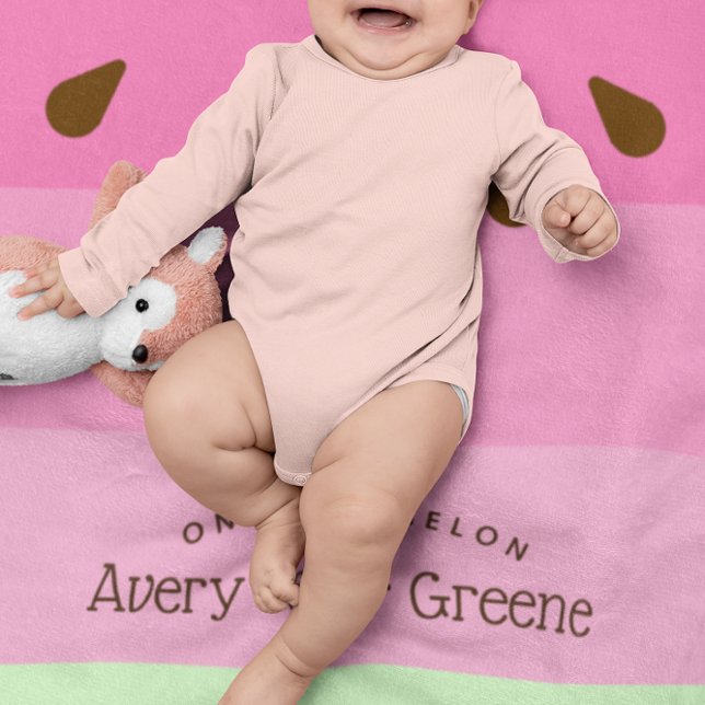 Watermelon One in a Melon  Baby Blanket (Creator Uploaded)