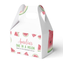 Watermelon One In A Melon Birthday Party Favor Box