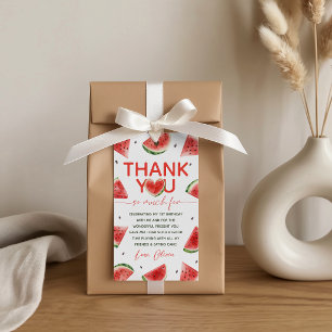 Watermelon One in a Melon Favor Gift Tags