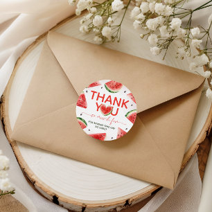 Watermelon One in a Melon Favor Gift Tags
