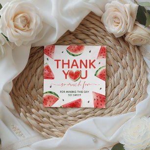 Watermelon One in a Melon Favor Gift Tags