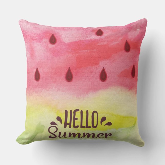 Watermelon Outdoor Pillow (Front)
