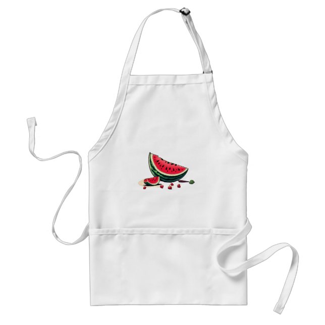 Watermelon Palestine Adult Apron (Front)