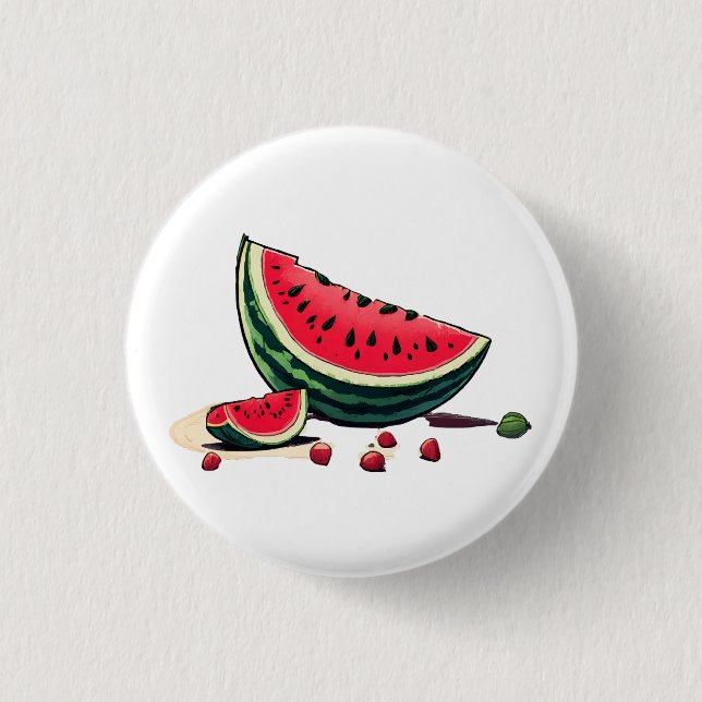 Watermelon Palestine Button (Front)