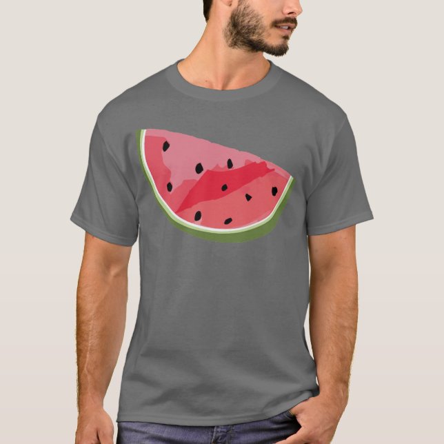 Watermelon Palestine Flag Map of Palestine friend  T-Shirt (Front)