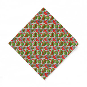 Watermelon Palestine Map Slice Bandana