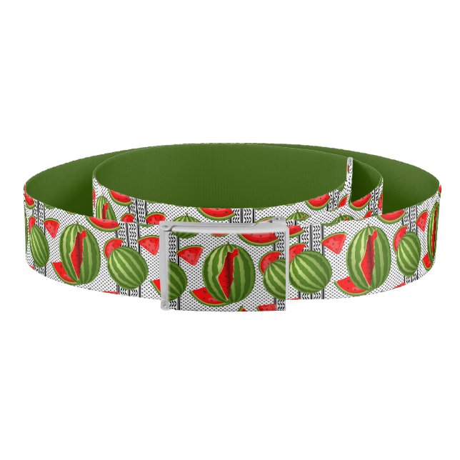 Watermelon Palestine Map Slice Belt (Coil)