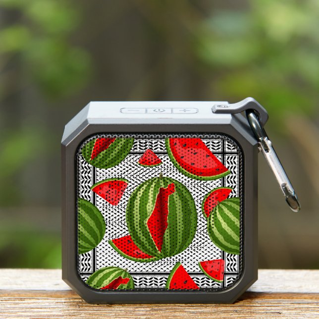 Watermelon Palestine Map Slice Bluetooth Speaker (Insitu(Outdoor))