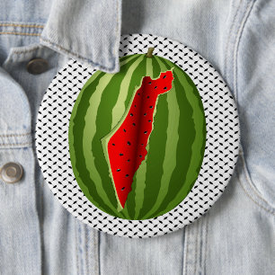 Watermelon Palestine Map Slice Button
