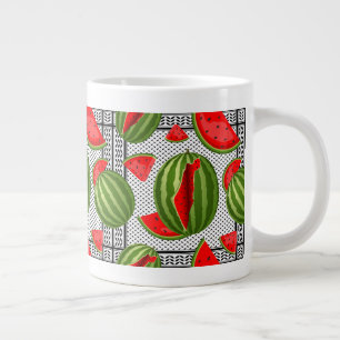 Watermelon Palestine Map Slice Giant Coffee Mug