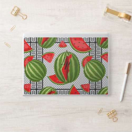 Watermelon Palestine Map Slice HP Laptop Skin