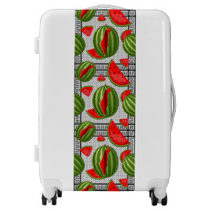 Watermelon Palestine Map Slice Luggage