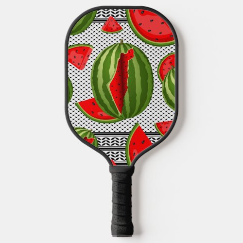 Watermelon Palestine Map Slice Pickleball Paddle