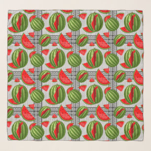 Watermelon Palestine Map Slice Scarf