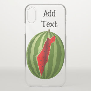 Watermelon Palestine Map Slice iPhone X Case
