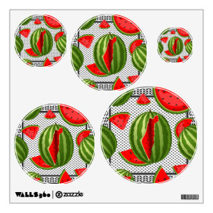 Watermelon Palestine Map Slice Wall Decal