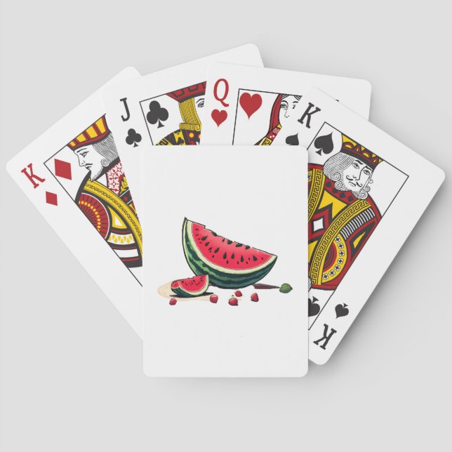 Watermelon Palestine Poker Cards (Back)