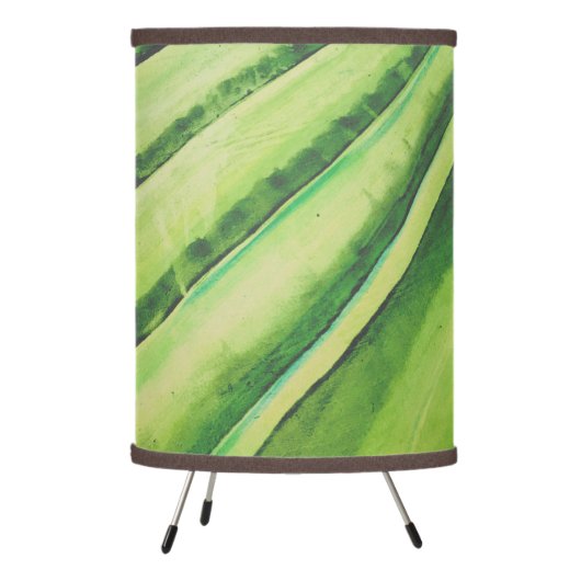 WATERMELON PALM TRIPOD LAMP (Left)