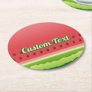 Watermelon Paper Coaster