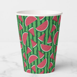 Watermelon paper cups