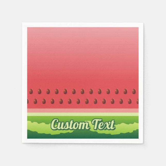 Watermelon Paper Napkins (Front)