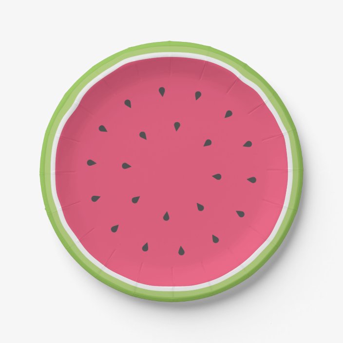 watermelon paper plates