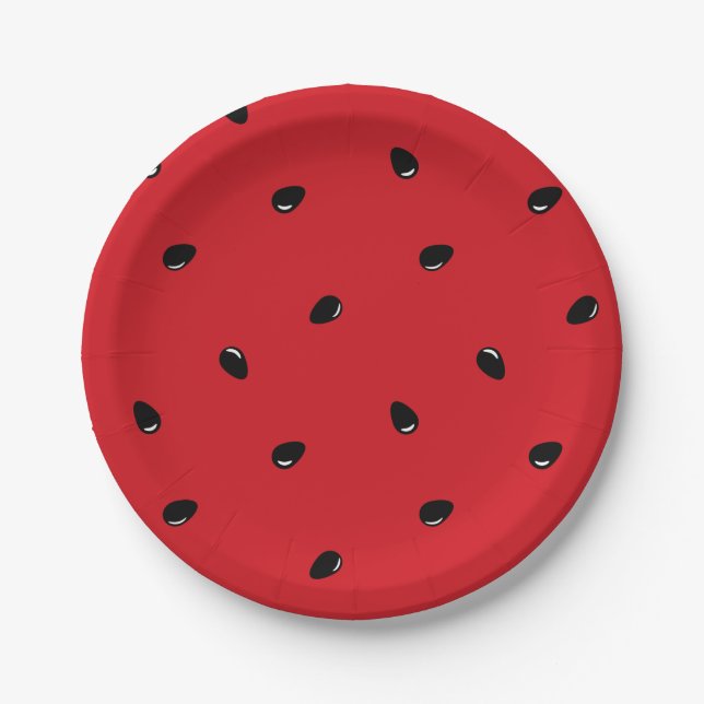 Watermelon Paper Plates (Front)