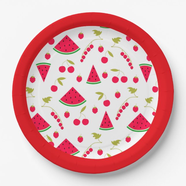 Watermelon Paper Plates (Front)