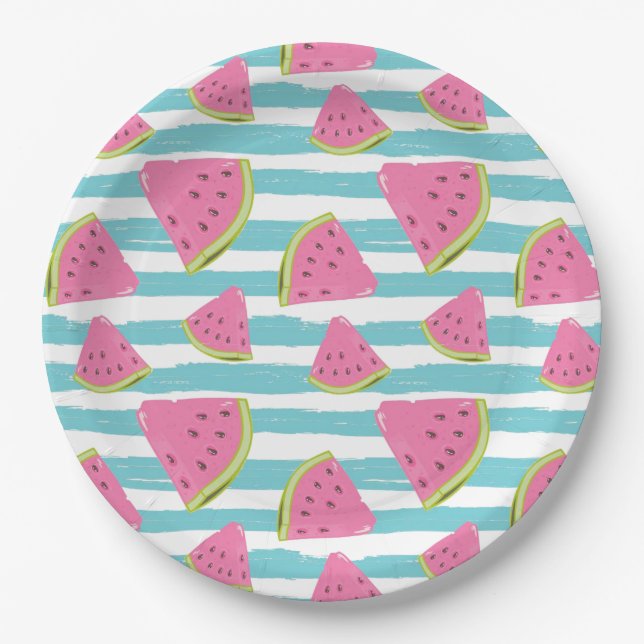 Watermelon Paper Plates (Front)