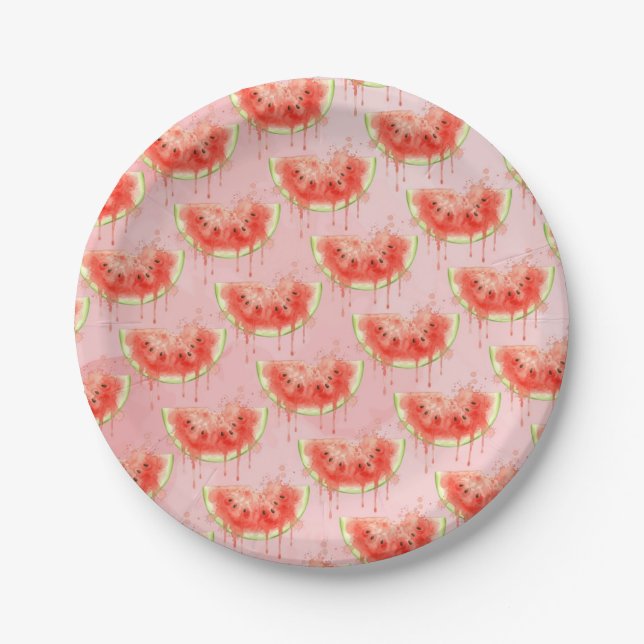 Watermelon Paper Plates (Front)