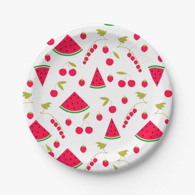 Watermelon Paper Plates (Front)