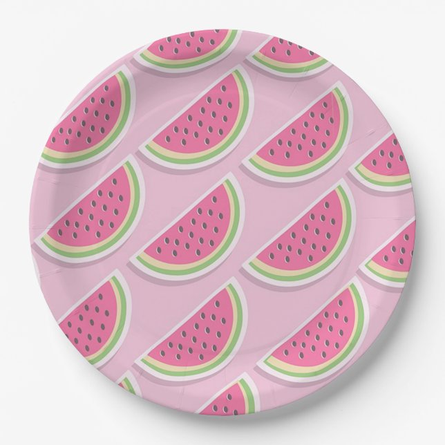 Watermelon Paper Plates (Front)
