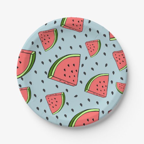 Watermelon Paper Plates