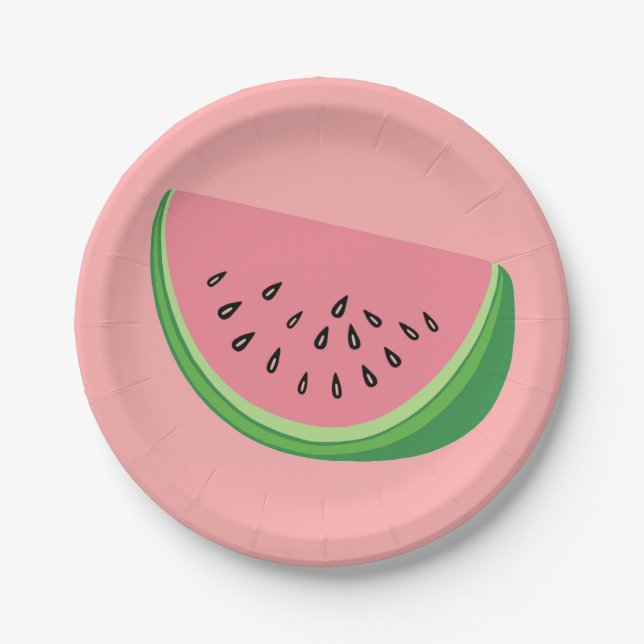 Watermelon Paper Plates (Front)