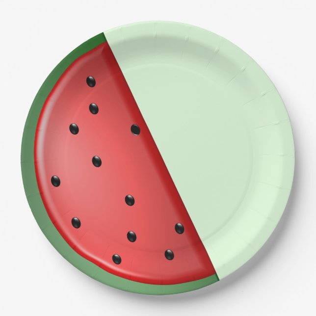 Watermelon Paper Plates (Front)