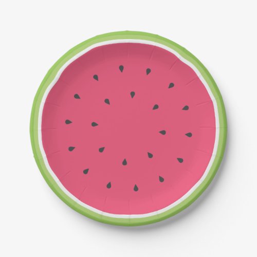 Watermelon Paper Plates