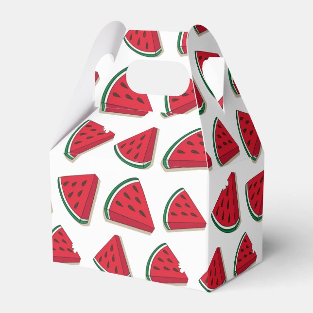 Watermelon Party Favor Box (Front Side)