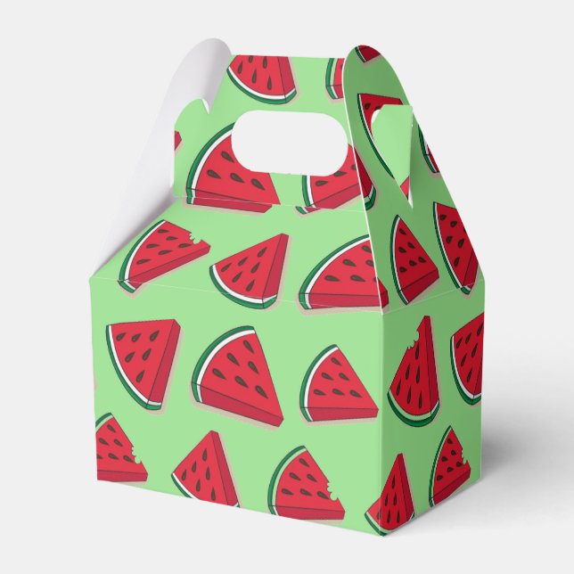 Watermelon Party Favor Box (Front Side)